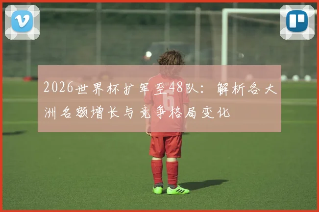 2026世界杯扩军至48队：解析各大洲名额增长与竞争格局变化